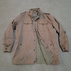 Vintage Walls Jacket Men Tan Full Zip Blizzard Pruf Outerwear Coat USA  Men’s XL